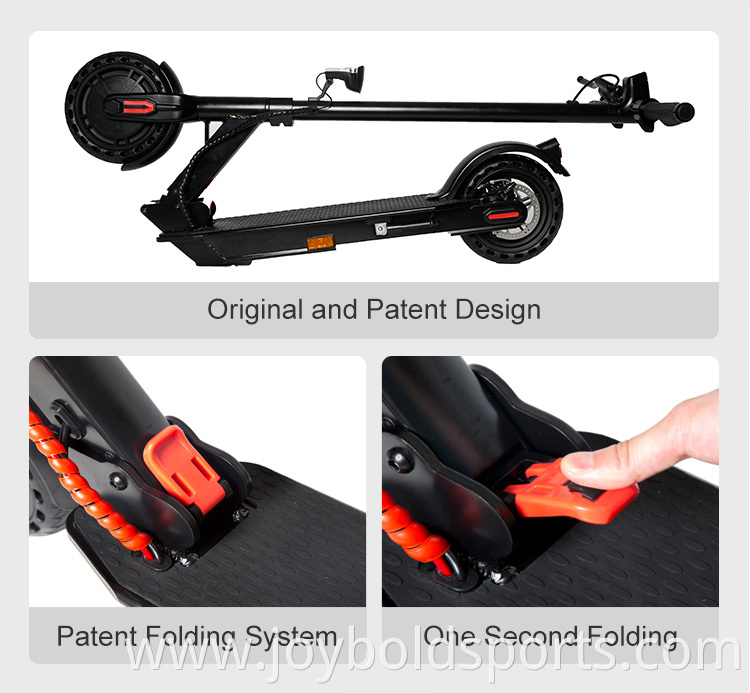 2021 New Design 8.5 Inch Two Wheel Brushless Motor 36V 500W Foldable Electric Scooters For Adult